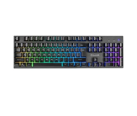 KR-6300 Wired Gaming Keyboard with Colorful Lights