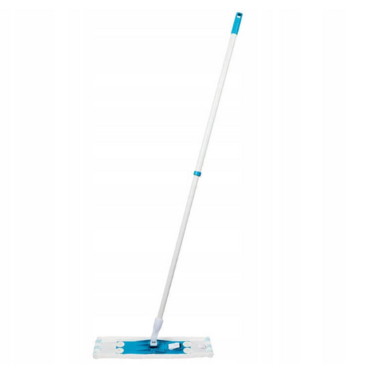 Microfibre Floor Cleaning Mop with Telescopic Handle and Rotating Head