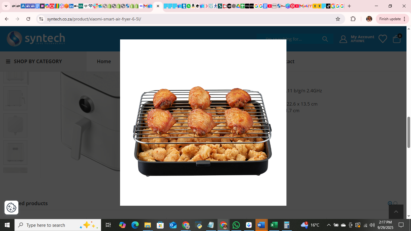 Xiaomi Smart Air Fryer 6.5L
