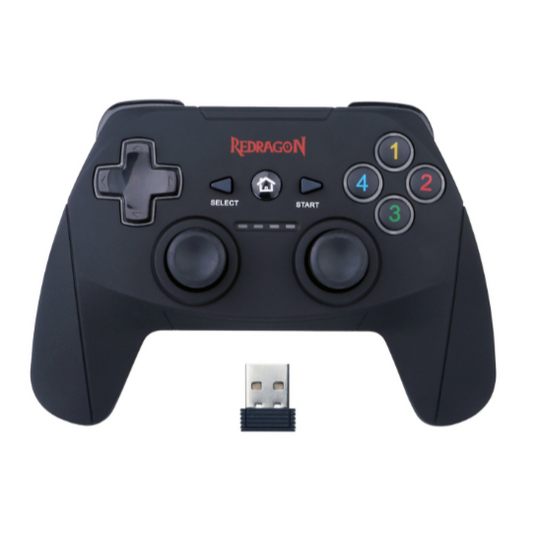 Redragon HARROW Wireless X/D-input(Digital/Analog) PC Controller – Black
