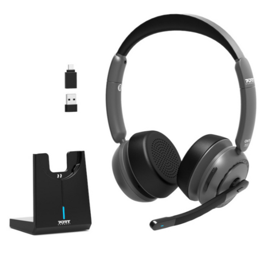 Port Connect ON’R 700 Bluetooth Wireless Headset with Noise Cancellation